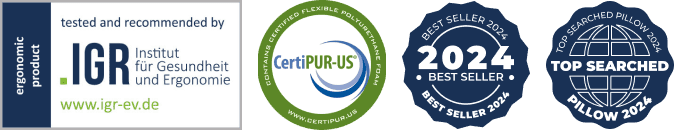 IGR ergonomics • CertiPUR-US • 2024 Best Seller • Top Searched Pillow 2024